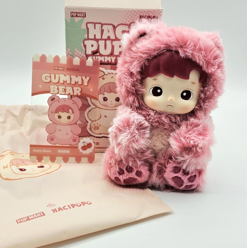 Pop Mart Hacipupu Gummy Bear "Cherry" Authentic